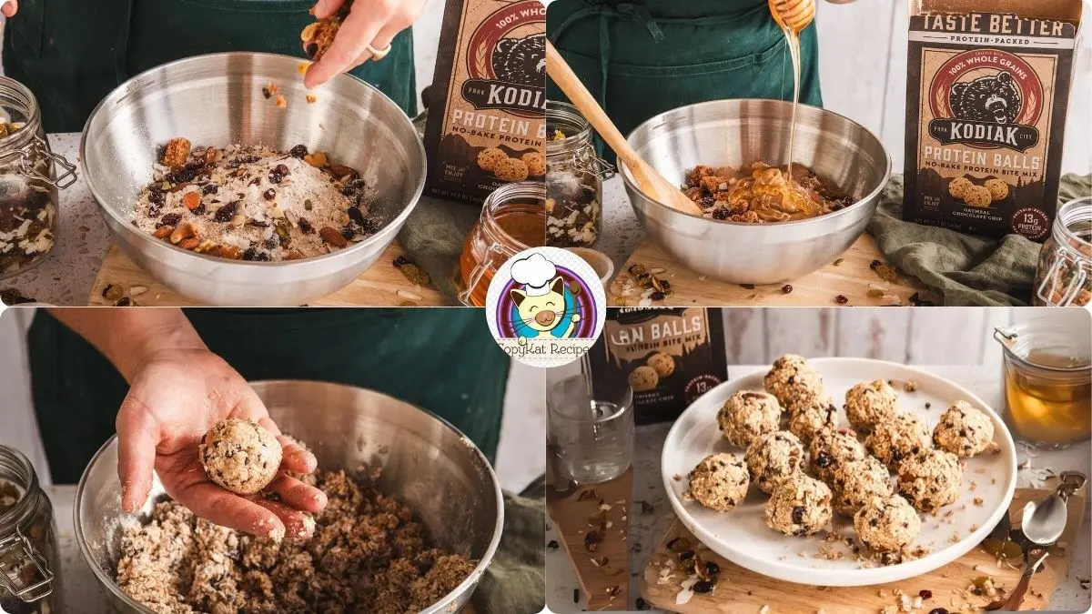 Step by Step Kodiak Protein Balls Recipe