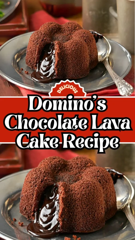 Delicious Domino's Chocolate Lava Cake