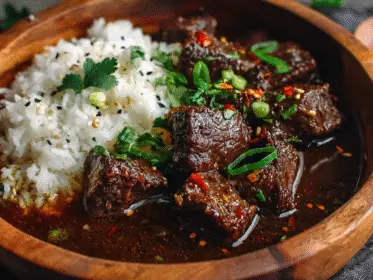 Asian-Inspired Ginger Soy Beef Stew Recipe