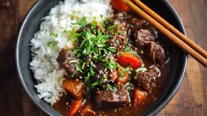 Asian-Inspired Ginger Soy Beef Stew Recipe