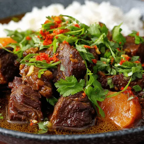 Asian-Inspired Ginger Soy Beef Stew Recipe