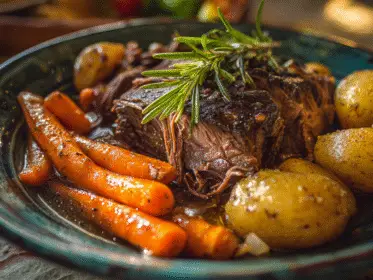 Classic Slow Cooked Beef Dinner Recipe