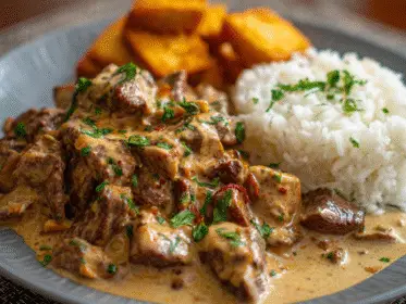 Creamy Stroganoff Beef Dinner Recipe