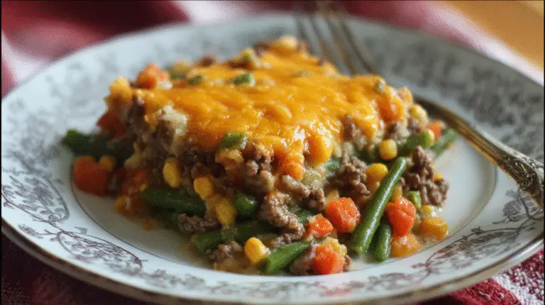 Easy Ground Beef Casserole Dinner Recipe