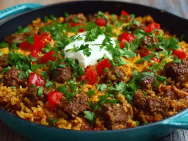 One-Pot Mexican Beef Dinner Recipe