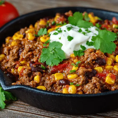One-Pot Mexican Beef Dinner Recipe