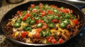 Spicy Taco Skillet Ground Beef