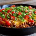 Spicy Taco Skillet Ground Beef