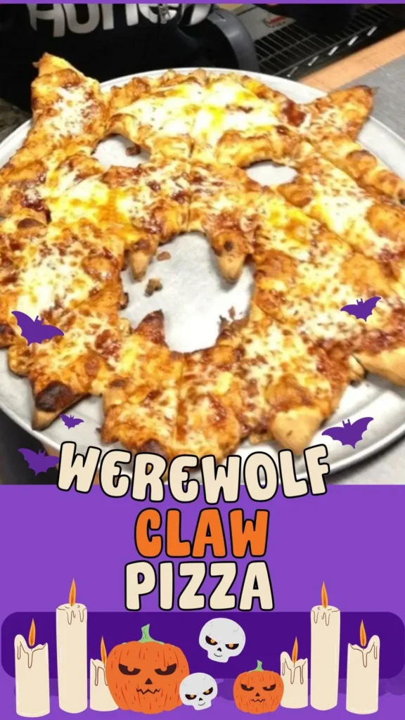 Werewolf Claw Halloween Pizza