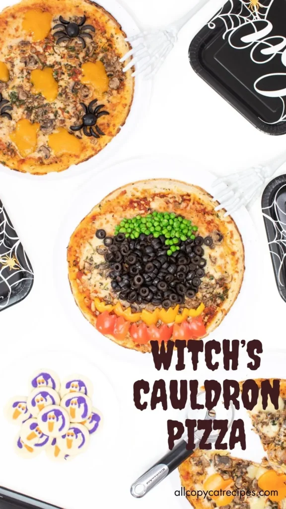 Witch’s Cauldron Pizza for Halloween