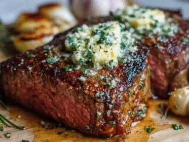 garlic butter steak