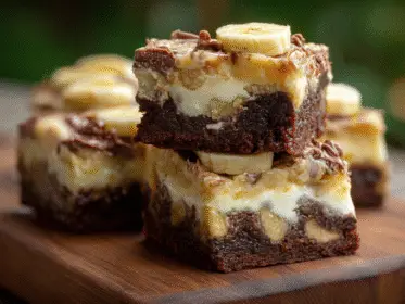 Banana Pudding Brownies