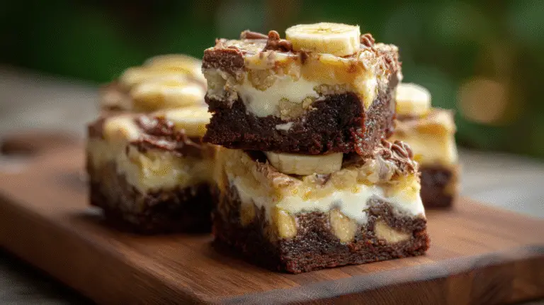 Banana Pudding Brownies