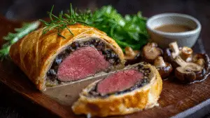 Beef Wellington Recipe with Mushroom Duxelles