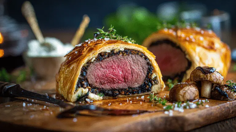 Beef Wellington Recipe with Mushroom Duxelles