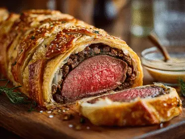 Beef Wellington with Puff Pastry