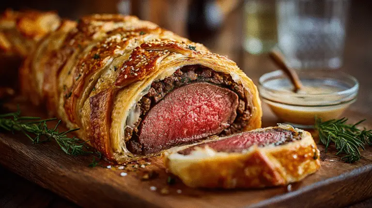 Beef Wellington with Puff Pastry