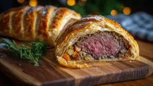 Beef Wellington with Puff Pastry