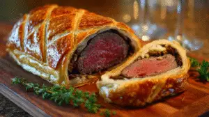 Beef Wellington with Puff Pastry