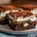 Easy Tiramisu Brownies