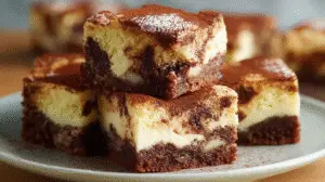 Easy Tiramisu Brownies